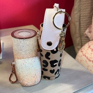 🧡🤍🩷BBW HAND SANITIZER HOLDER SET 🩷🤍🧡